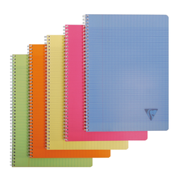 CAHIER RELIURE INTEGRALE LINICOLOR FRESH CLAIREFONTAINE A4 SEYES 100 PAGES 90G