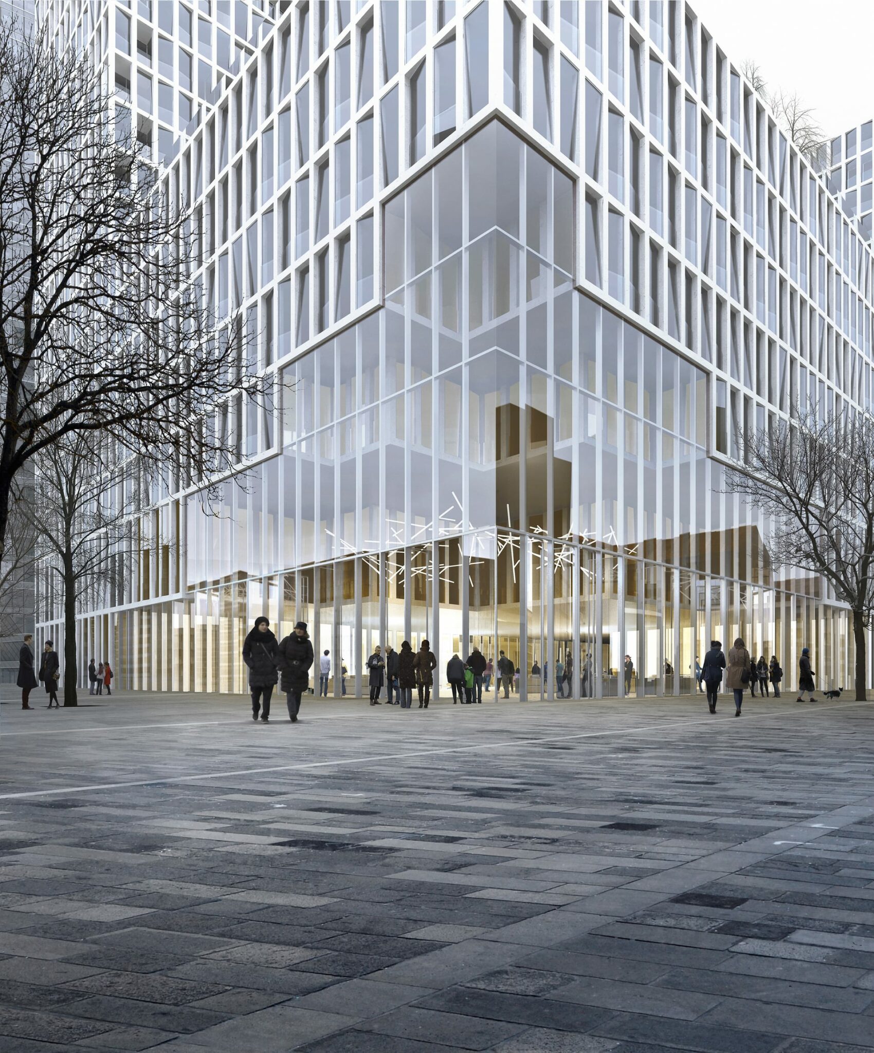 Ensemble immobilier mixte : Bureaux, logements, commerces