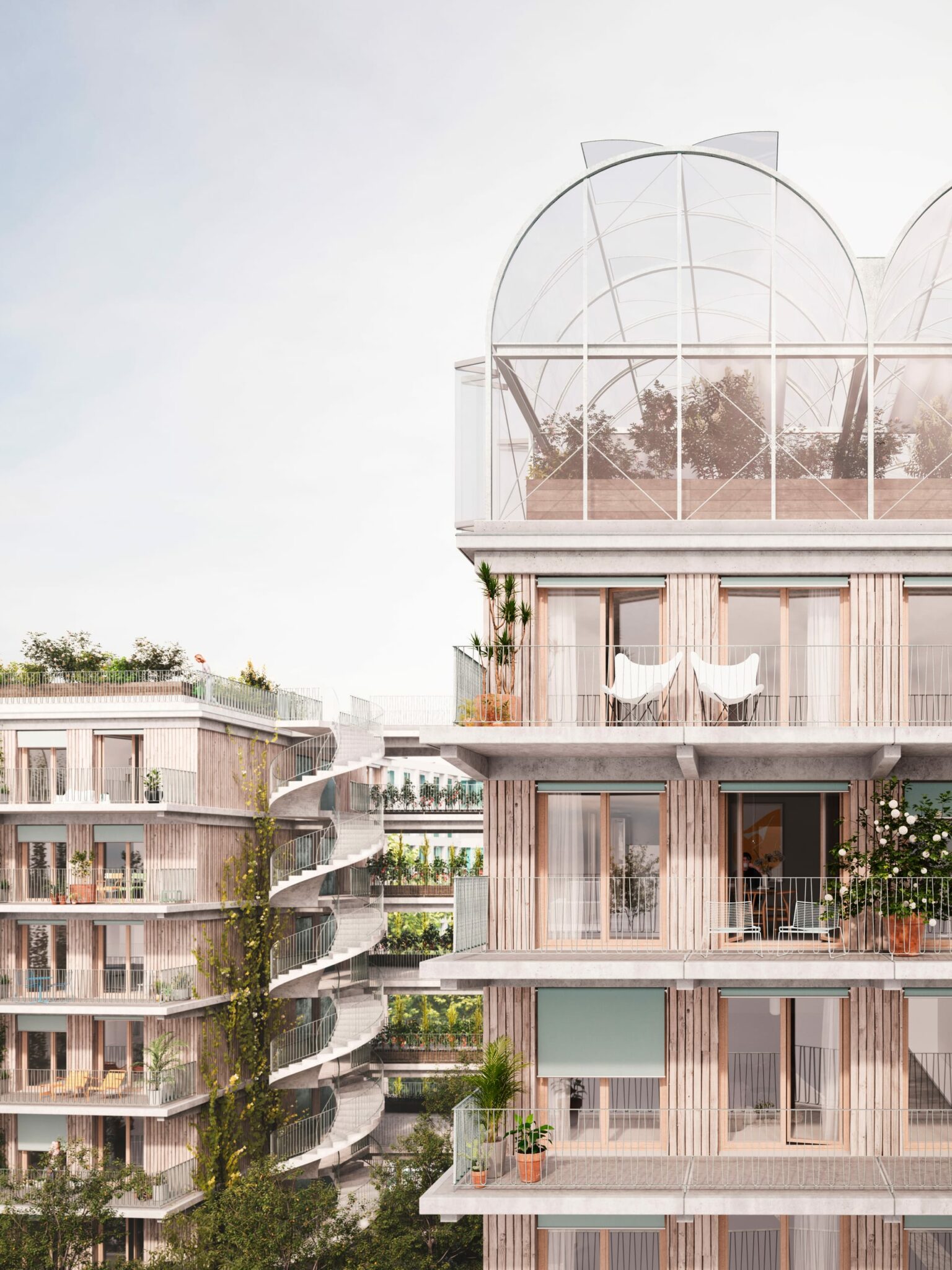 Logements et ferme urbaine, quartier des Girondins