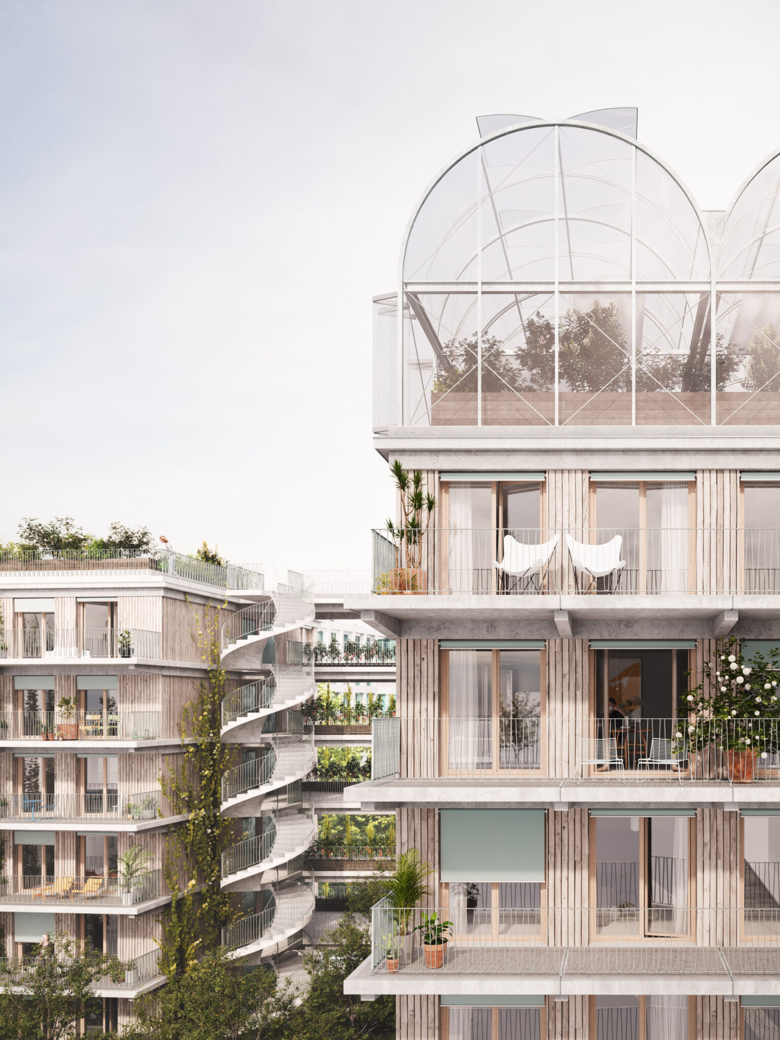 Logements et ferme urbaine, quartier des Girondins